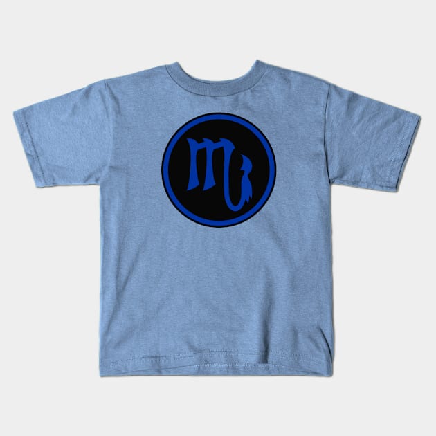 ZODIAC SERIES: SCORPIO Kids T-Shirt by inksquirt